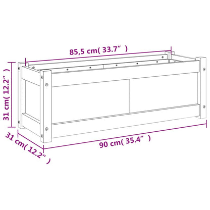 Plantenbak 90X31X31 Cm Geïmpregneerd Grenenhout 1
