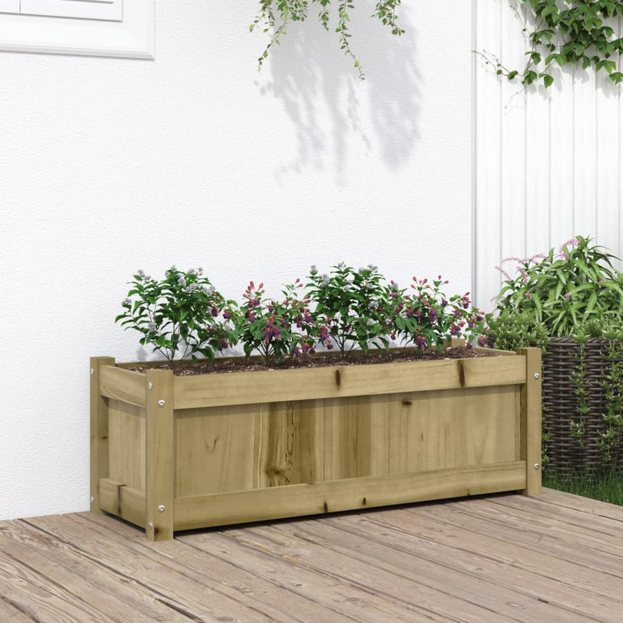 Plantenbak 90X31X31 Cm Geïmpregneerd Grenenhout 1