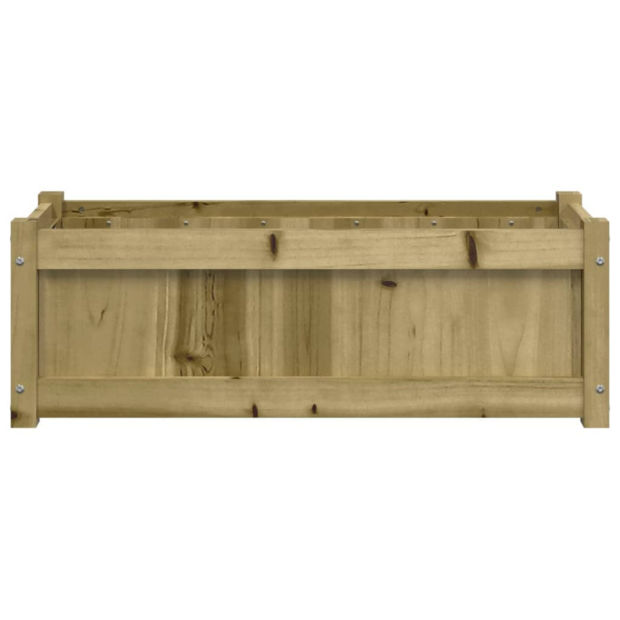 Plantenbakken Cm Geïmpregneerd Hout 2 Naturel geïmpregneerd