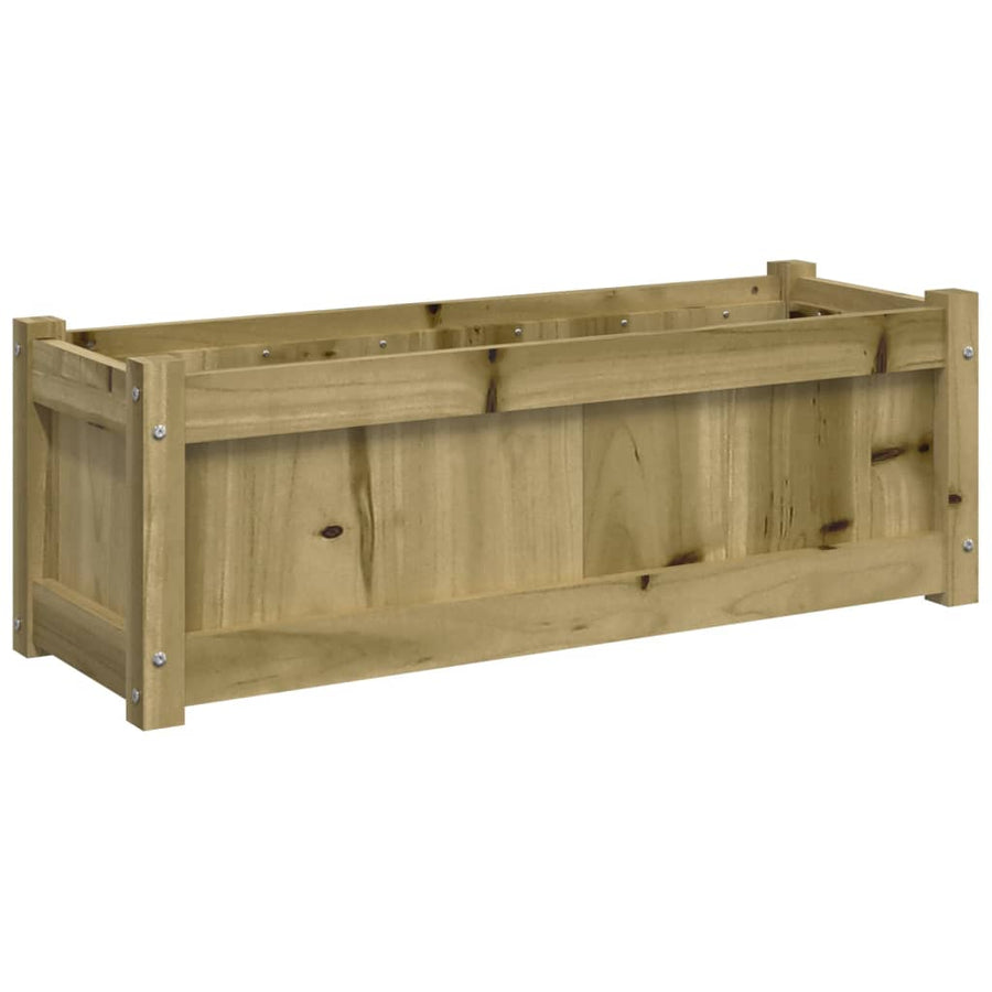 Plantenbakken Cm Geïmpregneerd Hout 2 Naturel geïmpregneerd