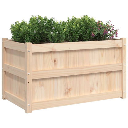 Plantenbak 90X50X50 Cm Massief Grenenhout 1 Natuurlijk grenenhout