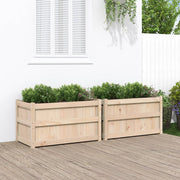 Planters 2 pcs cm solid pine wood