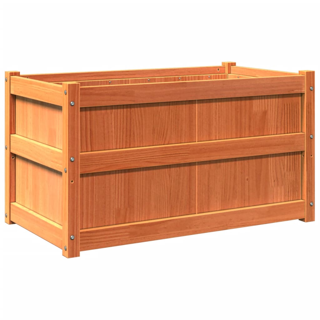 Plantenbakken 2 St Cm Massief Grenenhout Waxbruin