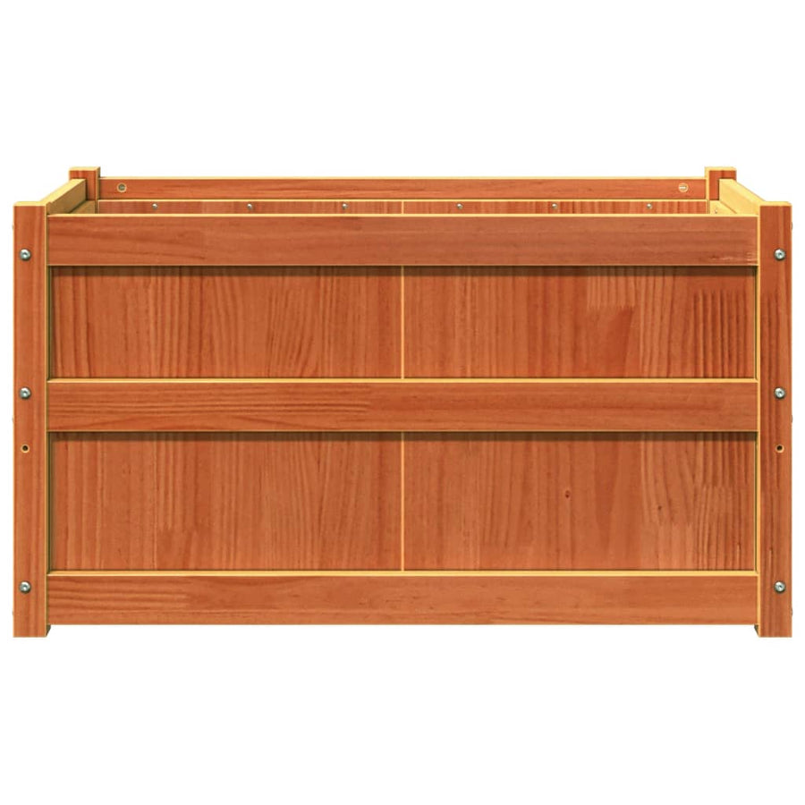 Plantenbakken 2 St Cm Massief Grenenhout Waxbruin