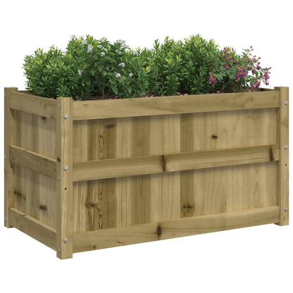 Plantenbakken Cm Geïmpregneerd Hout 2 Naturel geïmpregneerd