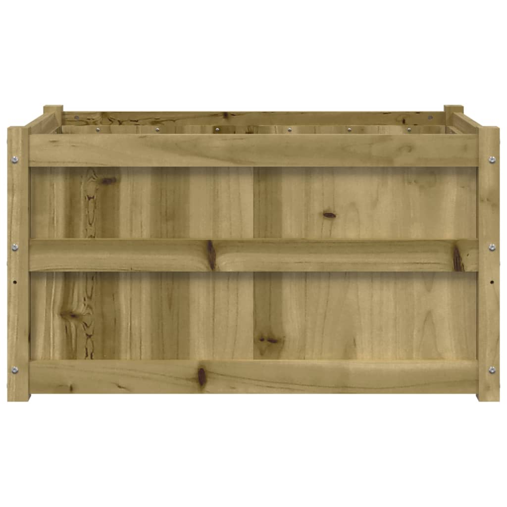 Plantenbakken Cm Geïmpregneerd Hout 2 Naturel geïmpregneerd