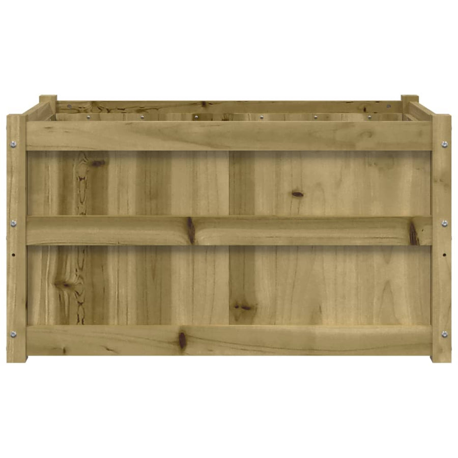 Plantenbakken Cm Geïmpregneerd Hout 2 Naturel geïmpregneerd