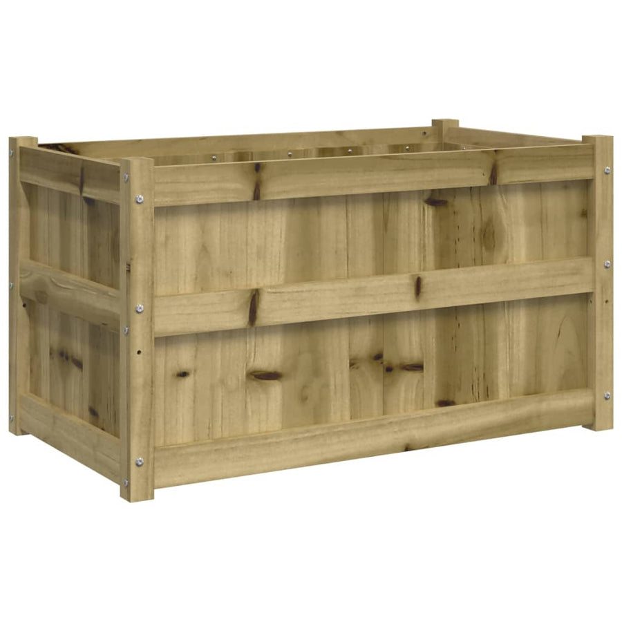 Plantenbakken Cm Geïmpregneerd Hout 2 Naturel geïmpregneerd