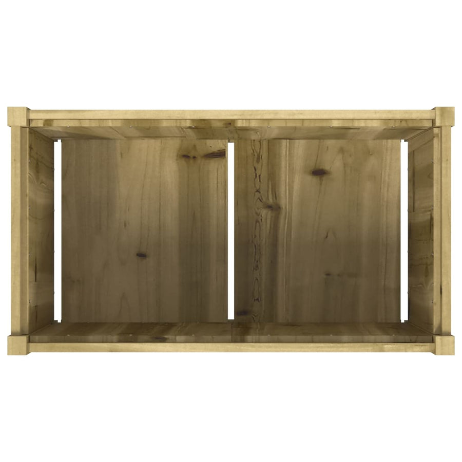 Plantenbakken Cm Geïmpregneerd Hout 2 Naturel geïmpregneerd