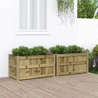 Planters 2 pcs cm impregnated wood