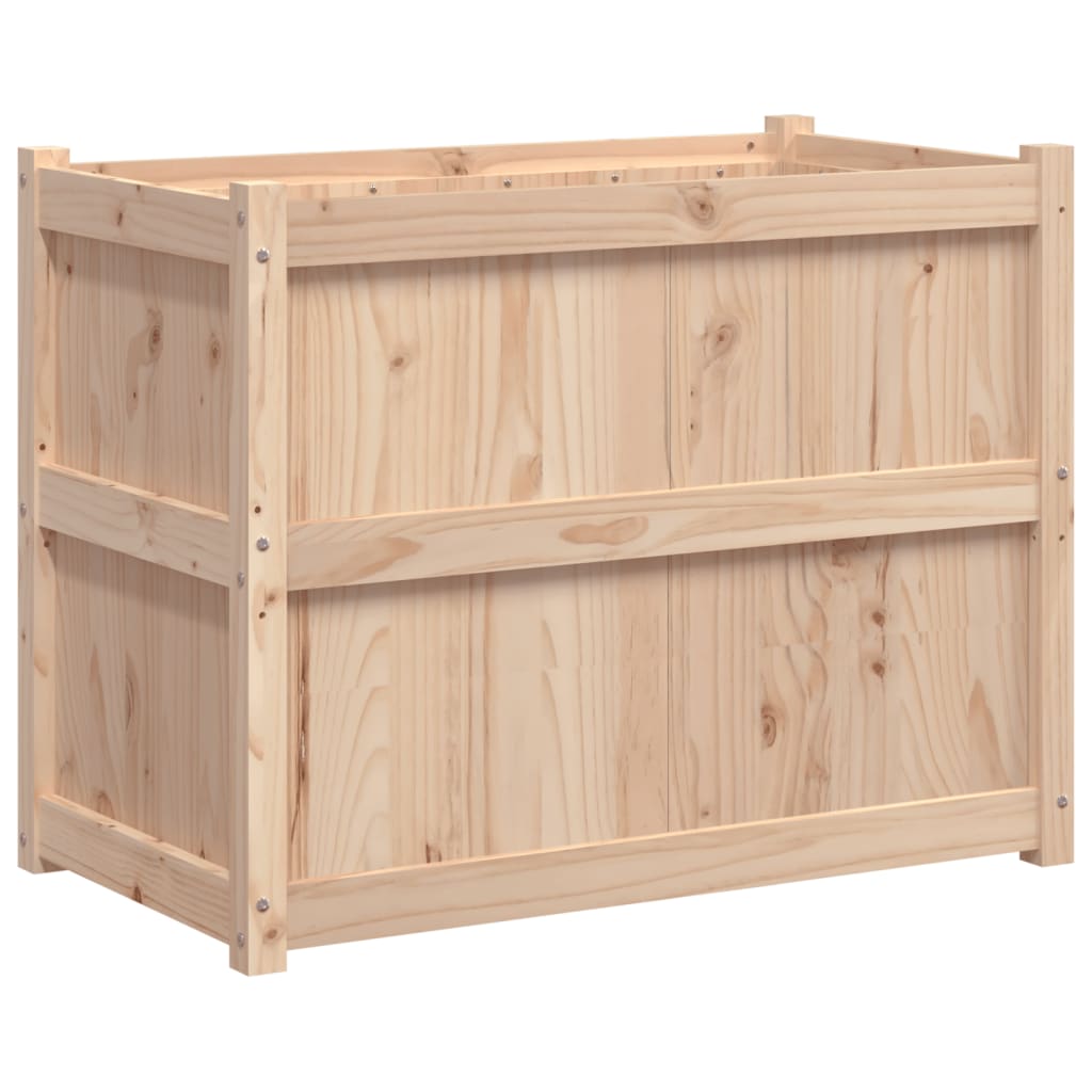 Plantenbak 90X50X70 Cm Massief Grenenhout Natuurlijk grenenhout