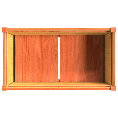Plantenbak 90X50X70 Cm Massief Grenenhout Waxbruin