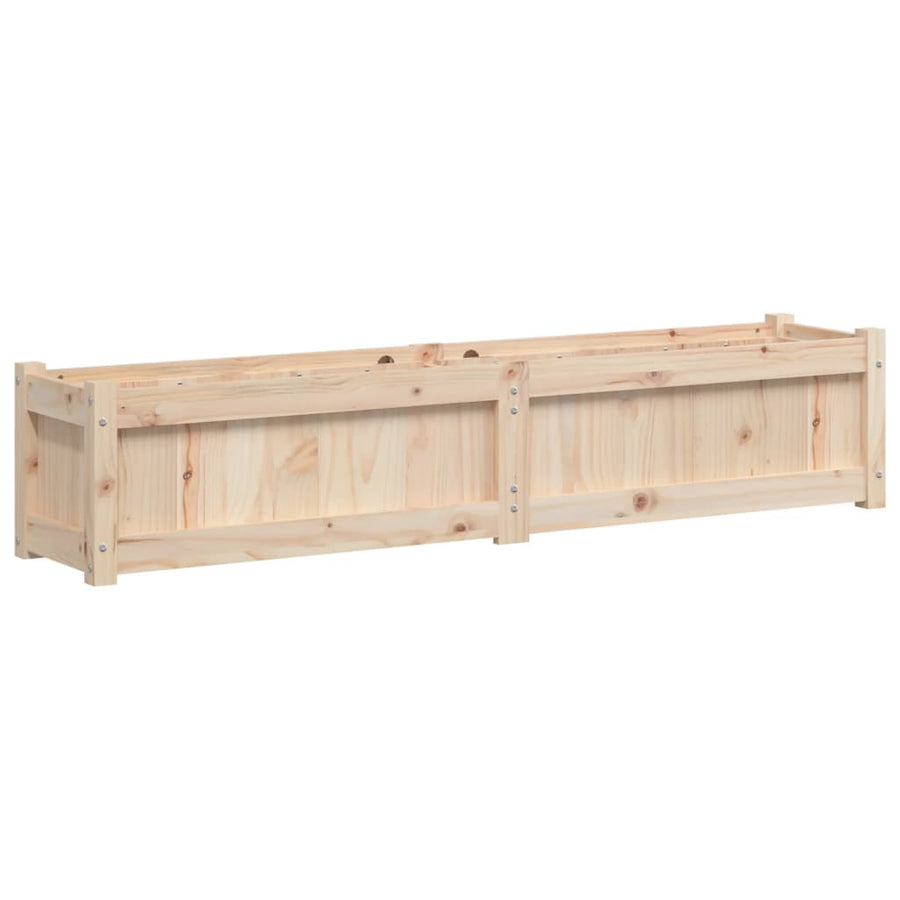 Plantenbak 50X3X3 Cm Massief Grenenhout 1 Natuurlijk grenenhout