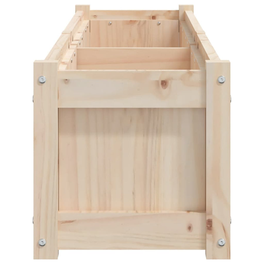 Plantenbak 50X3X3 Cm Massief Grenenhout 1 Natuurlijk grenenhout