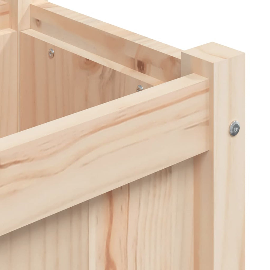 Plantenbak 50X3X3 Cm Massief Grenenhout 1 Natuurlijk grenenhout
