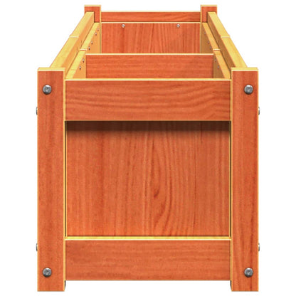 Plantenbak 150X31X31 Cm Massief Grenenhout Wasbruin 1