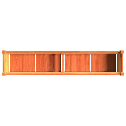 Plantenbak 150X31X31 Cm Massief Grenenhout Wasbruin 1