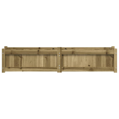 Plantenbak 50X3X3 Cm Geïmpregneerd Grenenhout 1 Naturel geïmpregneerd