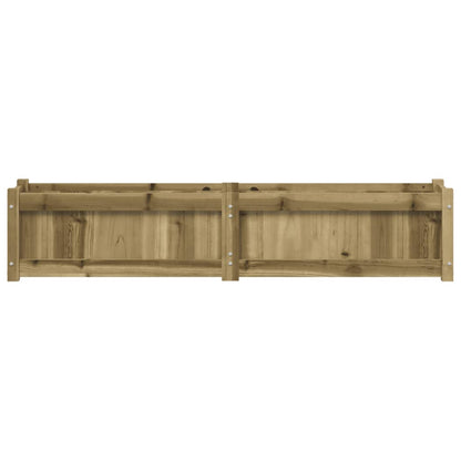 Plantenbakken Cm Geïmpregneerd Hout 2 Naturel geïmpregneerd