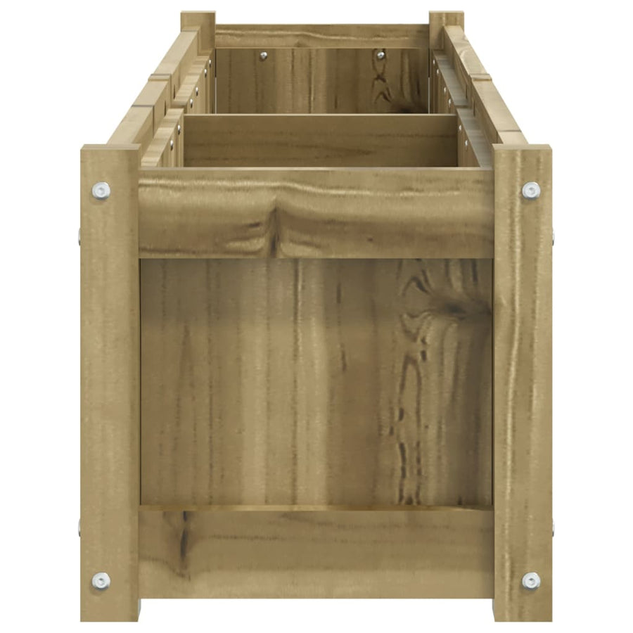 Plantenbakken Cm Geïmpregneerd Hout 2 Naturel geïmpregneerd