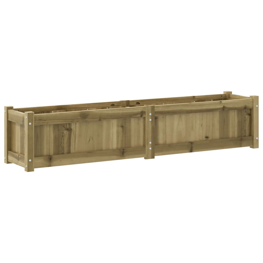 Plantenbakken Cm Geïmpregneerd Hout 2 Naturel geïmpregneerd