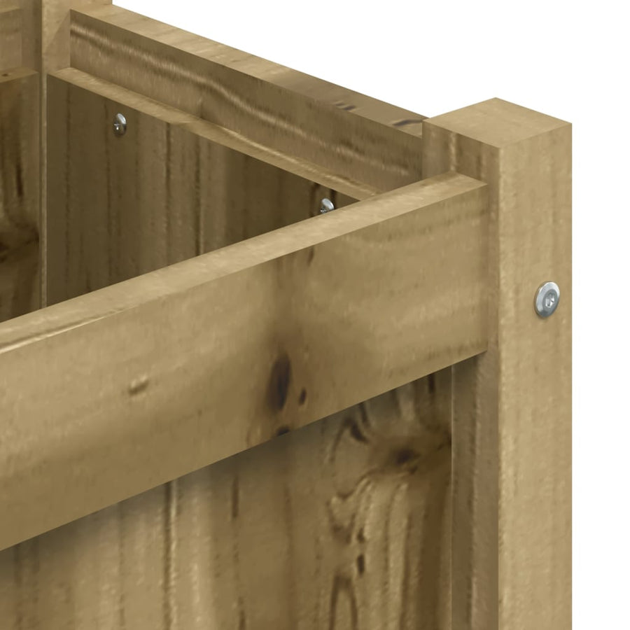 Plantenbakken Cm Geïmpregneerd Hout 2 Naturel geïmpregneerd