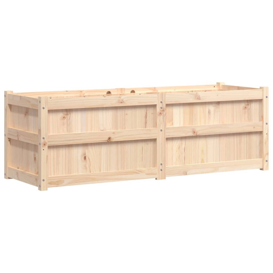 Plantenbak 50X50X50 Cm Massief Grenenhout Natuurlijk grenenhout