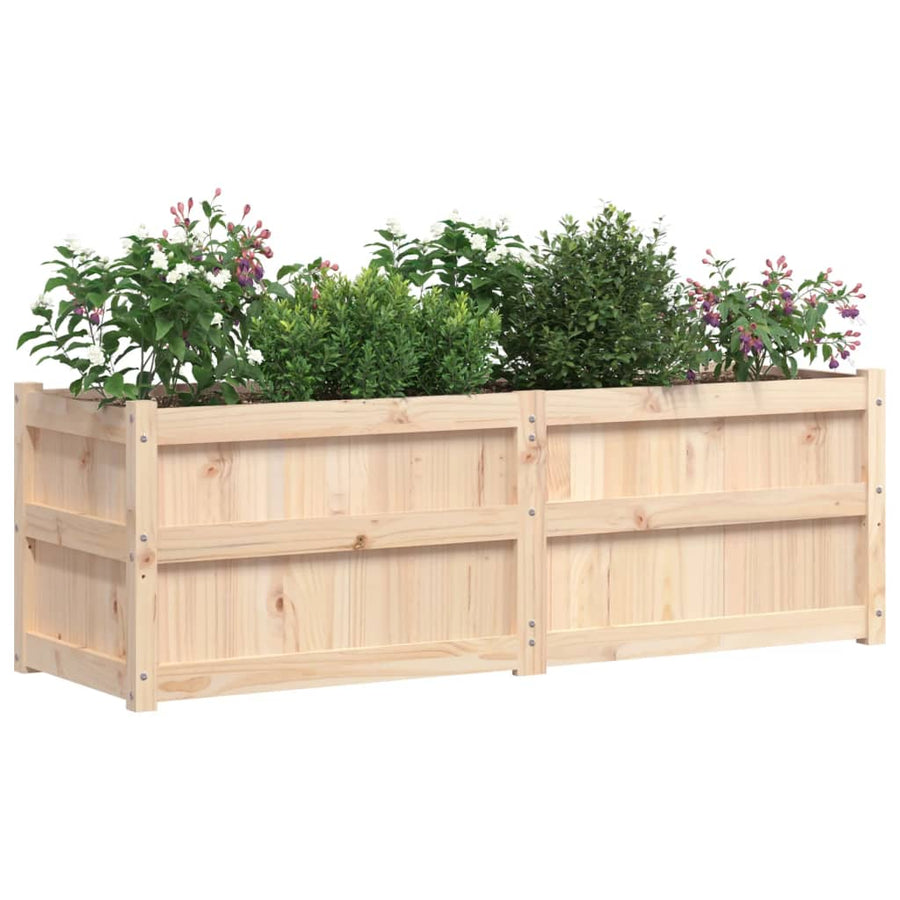 Plantenbak 50X50X50 Cm Massief Grenenhout Natuurlijk grenenhout