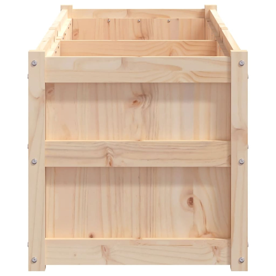 Plantenbak 50X50X50 Cm Massief Grenenhout Natuurlijk grenenhout