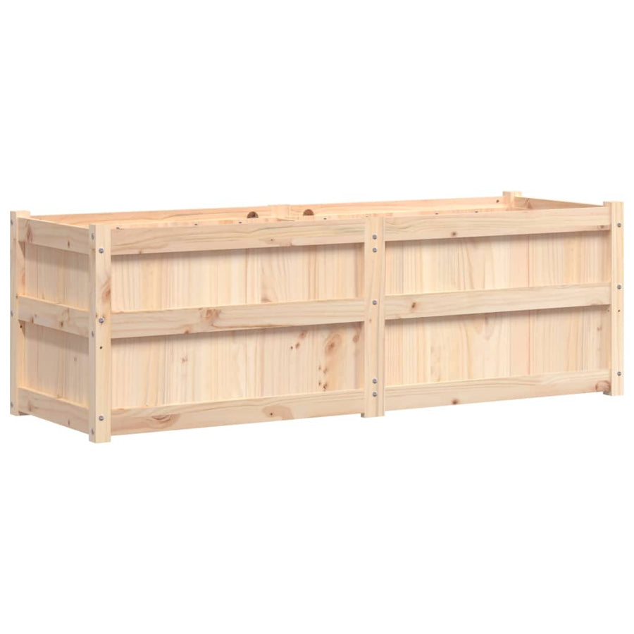 Plantenbak 50X50X50 Cm Massief Grenenhout Natuurlijk grenenhout