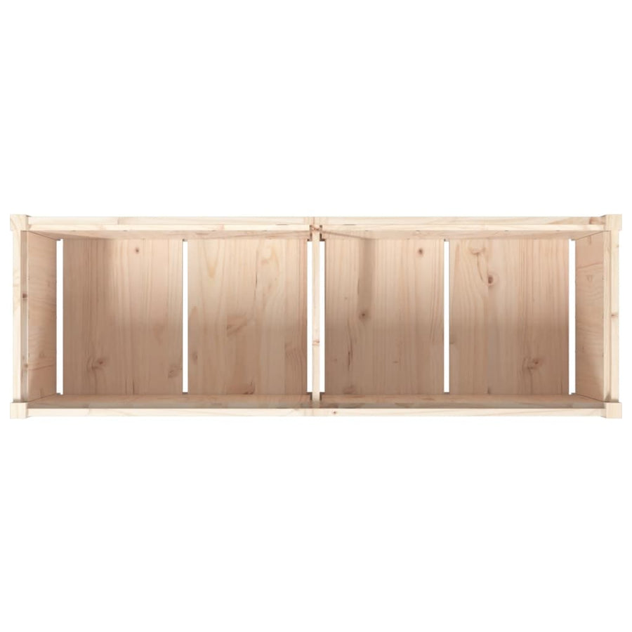 Plantenbak 50X50X50 Cm Massief Grenenhout Natuurlijk grenenhout