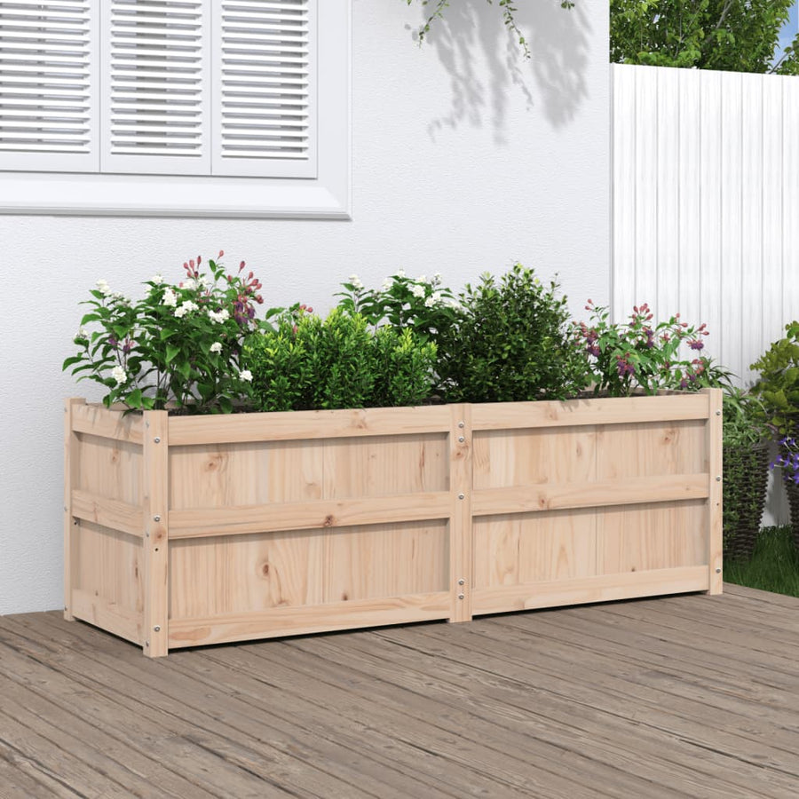 Plantenbak 50X50X50 Cm Massief Grenenhout Natuurlijk grenenhout