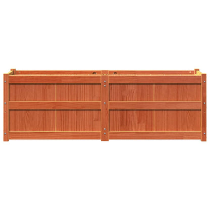Plantenbak 150X50X50 Cm Massief Grenenhout Waxbruin