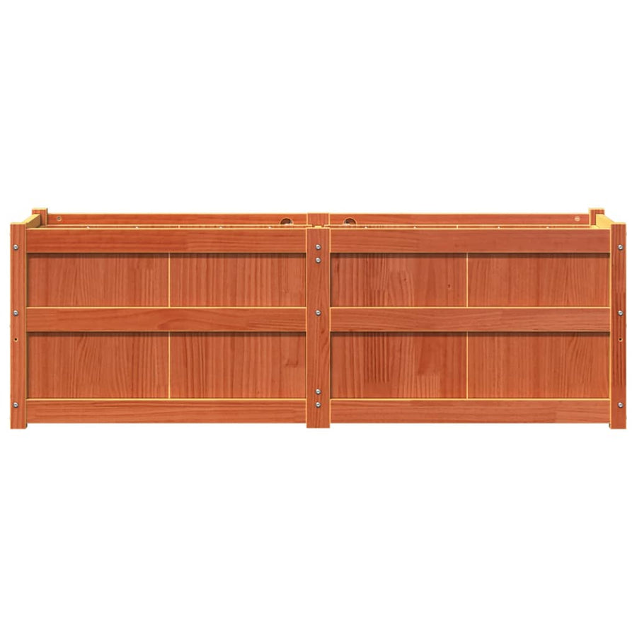 Plantenbak 150X50X50 Cm Massief Grenenhout Waxbruin