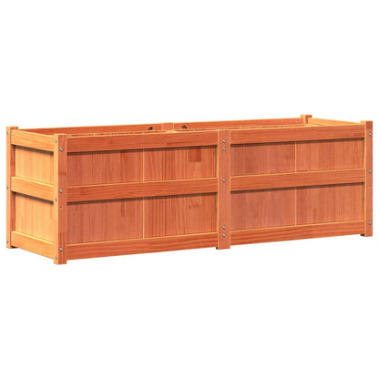 Plantenbak 150X50X50 Cm Massief Grenenhout Waxbruin