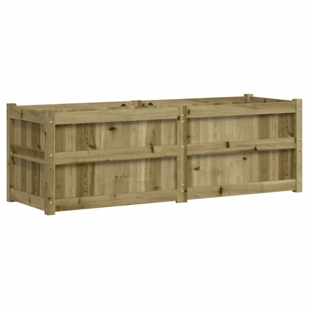 Plantenbak 50X50X50 Cm Geïmpregneerd Grenenhout Naturel geïmpregneerd