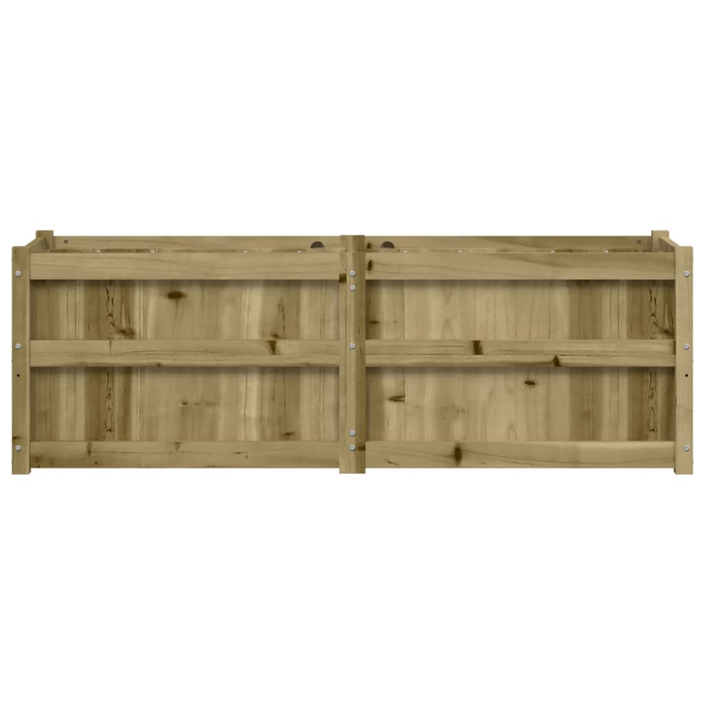 Plantenbak 50X50X50 Cm Geïmpregneerd Grenenhout Naturel geïmpregneerd