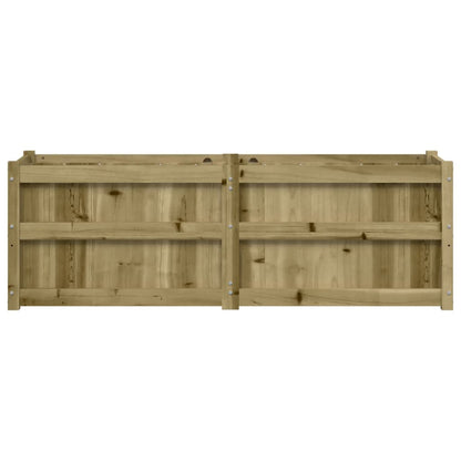 Plantenbak 50X50X50 Cm Geïmpregneerd Grenenhout Naturel geïmpregneerd
