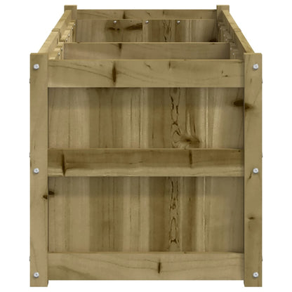 Plantenbak 50X50X50 Cm Geïmpregneerd Grenenhout Naturel geïmpregneerd