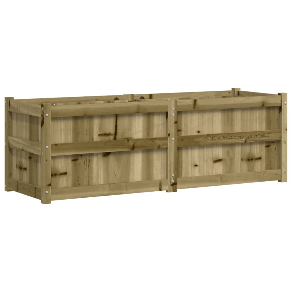 Plantenbak 50X50X50 Cm Geïmpregneerd Grenenhout Naturel geïmpregneerd