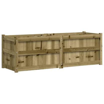 Plantenbak 50X50X50 Cm Geïmpregneerd Grenenhout Naturel geïmpregneerd