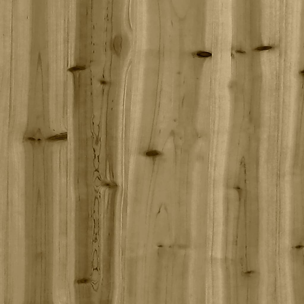 Plantenbak 50X50X50 Cm Geïmpregneerd Grenenhout Naturel geïmpregneerd