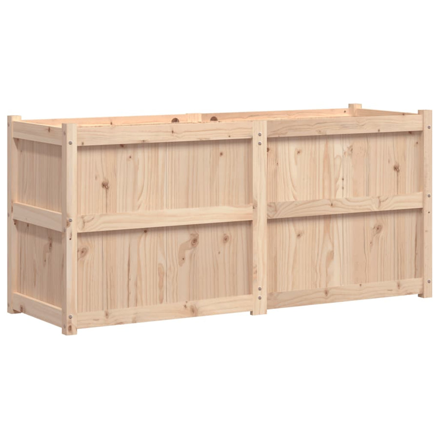 Plantenbak 50X50X70 Cm Massief Grenenhout Natuurlijk grenenhout