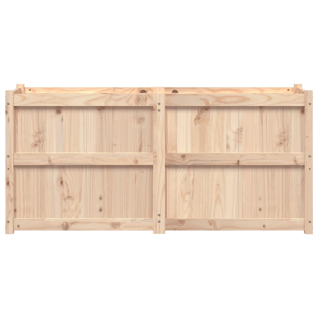 Plantenbak 50X50X70 Cm Massief Grenenhout Natuurlijk grenenhout
