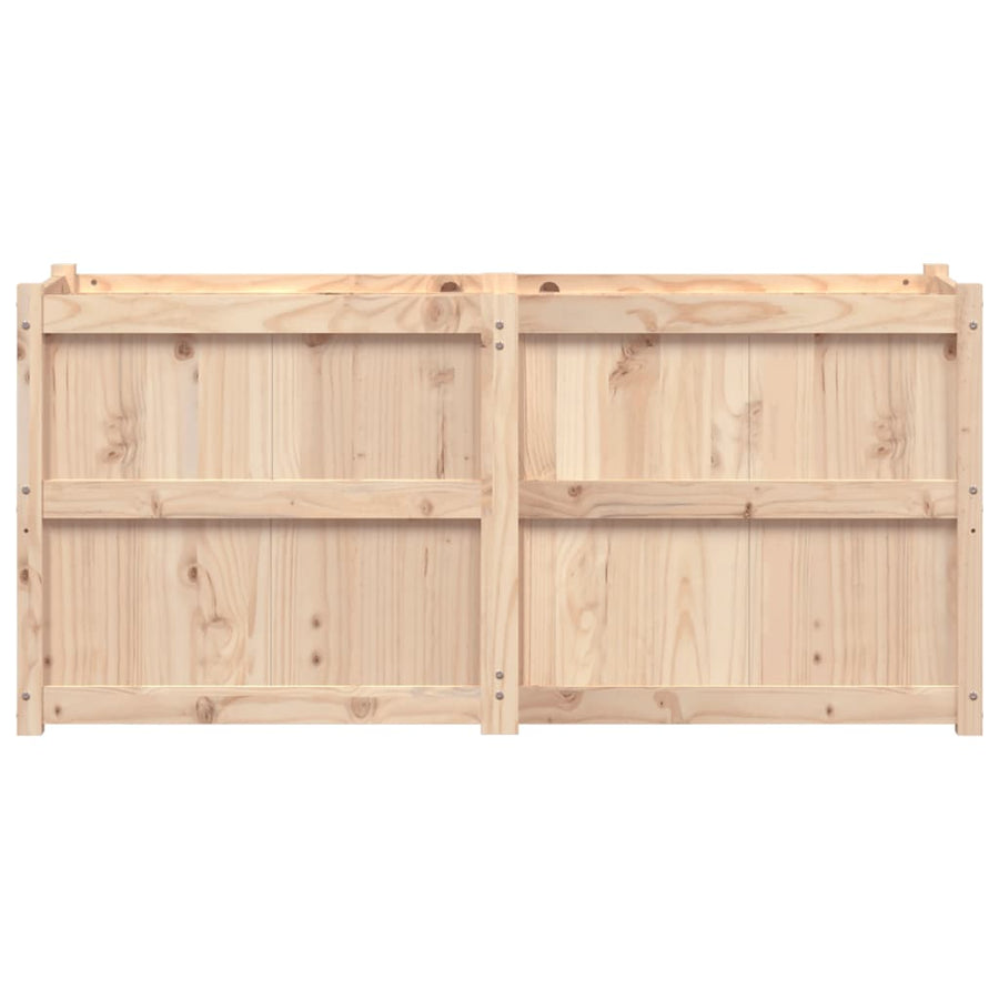 Plantenbak 50X50X70 Cm Massief Grenenhout Natuurlijk grenenhout