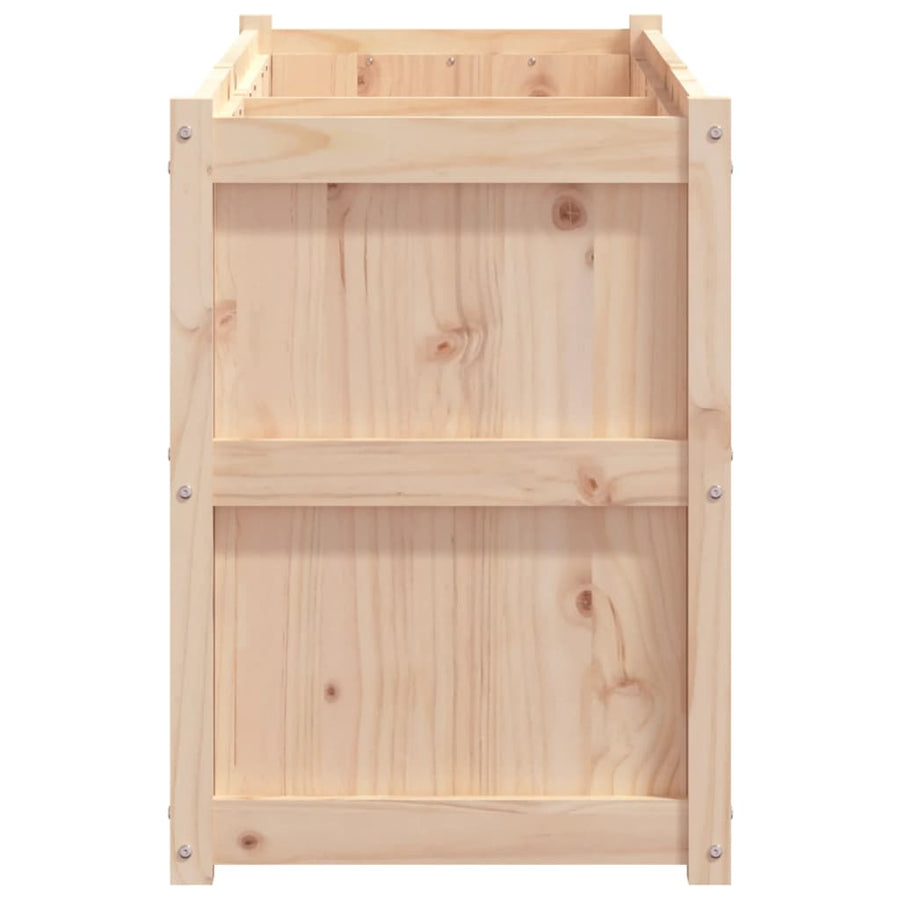 Plantenbak 50X50X70 Cm Massief Grenenhout Natuurlijk grenenhout