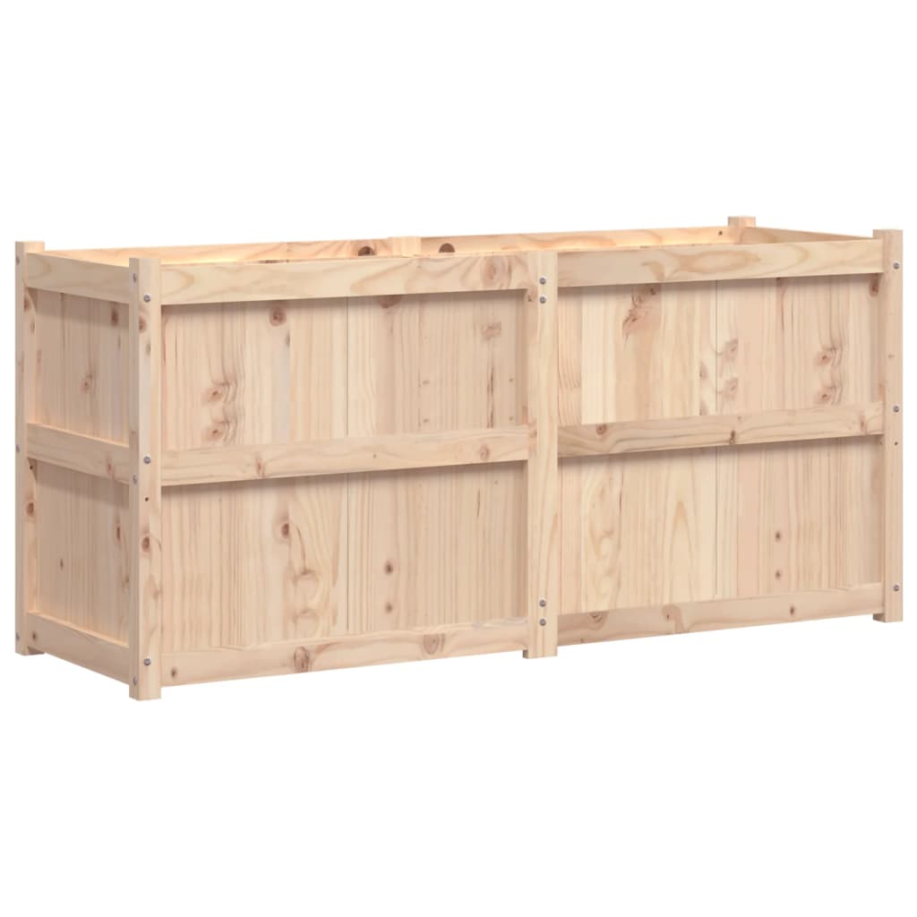 Plantenbak 50X50X70 Cm Massief Grenenhout Natuurlijk grenenhout
