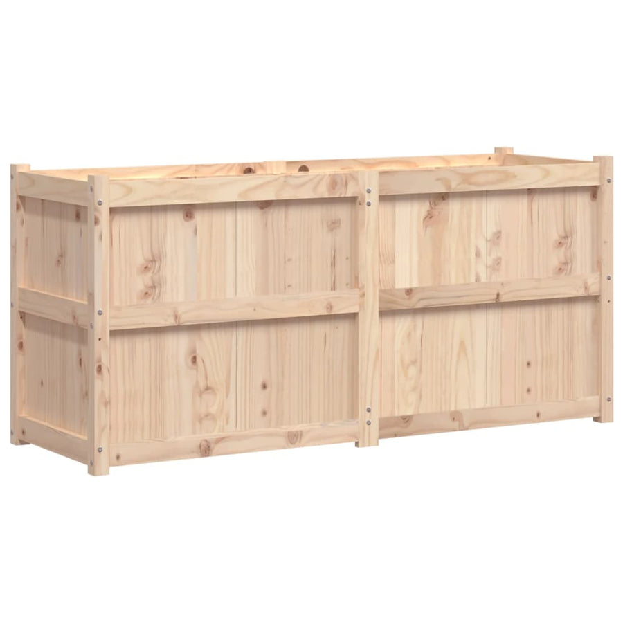 Plantenbak 50X50X70 Cm Massief Grenenhout Natuurlijk grenenhout