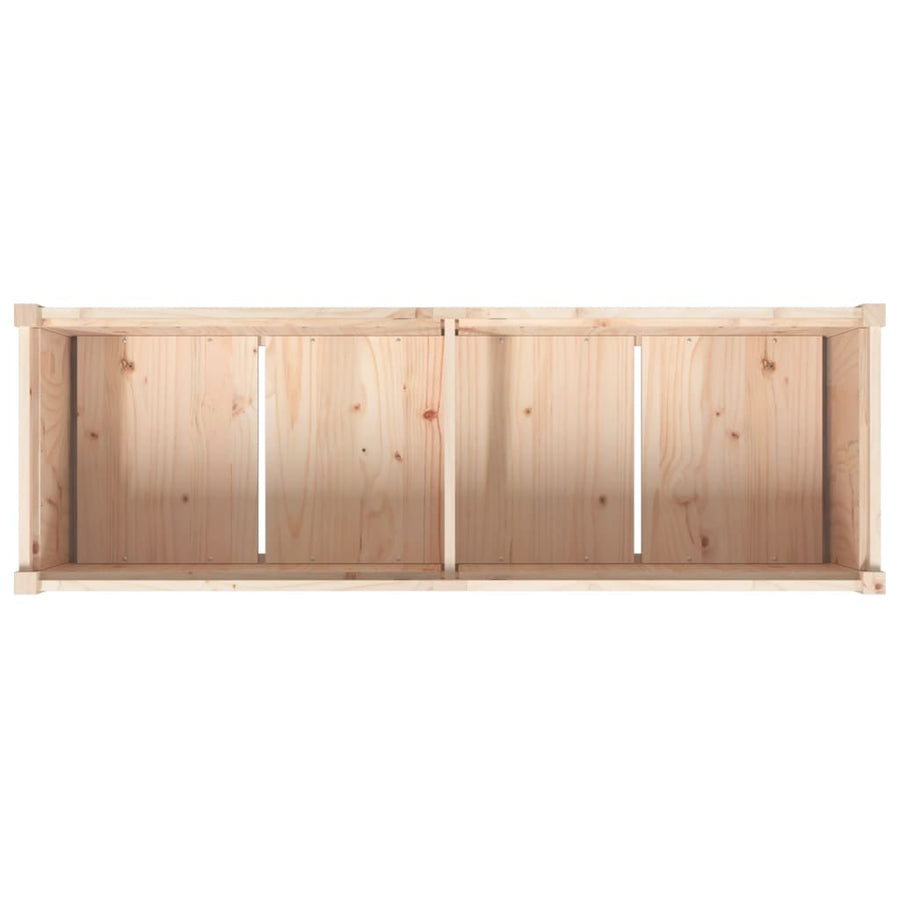 Plantenbak 50X50X70 Cm Massief Grenenhout Natuurlijk grenenhout