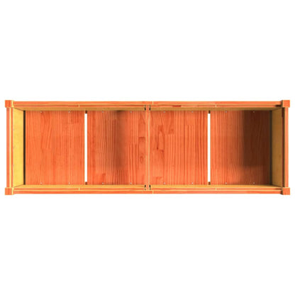Plantenbak 150X50X70 Cm Massief Grenenhout Wasbruin Bruingrenen